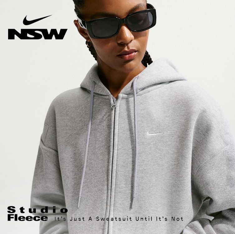 superbalist's tweet photo. Everyone wears sweats - the best wear Studio Fleece. Elevate the everyday with sportswear engineered with softness and crafted to perfection. Available now. https://t.co/UQC8lHOEMb
