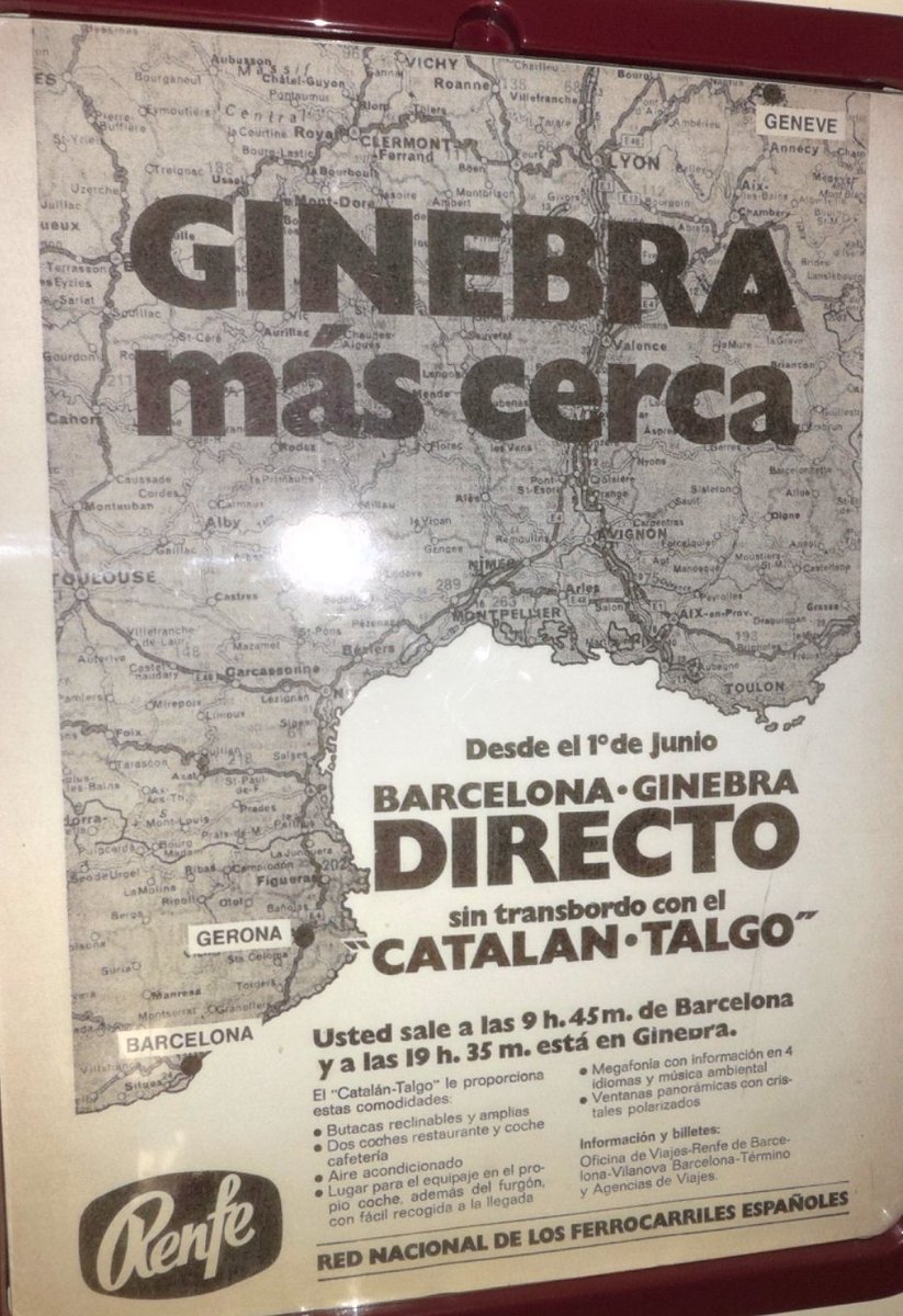 maquinistilllo's tweet photo. Sin ancho estándar,sin Unión Europea,sin alta velocidad, sin ERTMS,sin electrificaciones,sin ayudas,sin agenda 2030,sin competencia impuesta...

¿Y ahora? SIN TRENES internacionales útiles... https://t.co/ete9IiCLlm