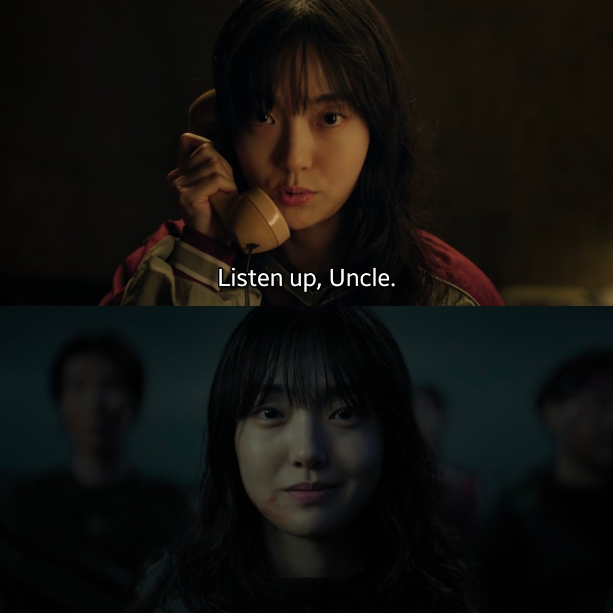 daheeverse's tweet photo. 'listen up, jeong jinman' SHE'S SO COOL! 😭

#AShopForKillers2 #AShopForKillers2Ep8 https://t.co/6Prnaf0ao2