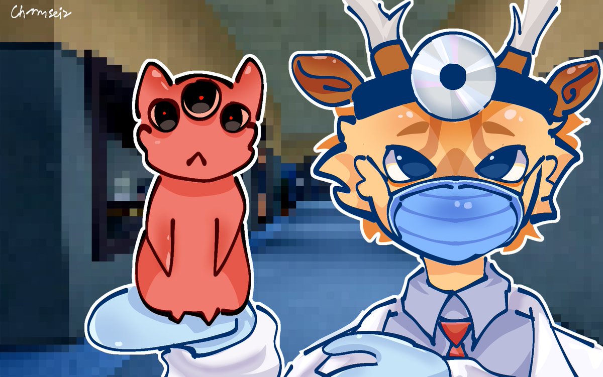 CharmStarz_'s tweet photo. Illustrations from le video.. 

#Animalhospital #DrHarlow #DrHarlowAnimalhospital #Intern #internAnimalhospital #MiniAnomaly https://t.co/KP6dVZs37B