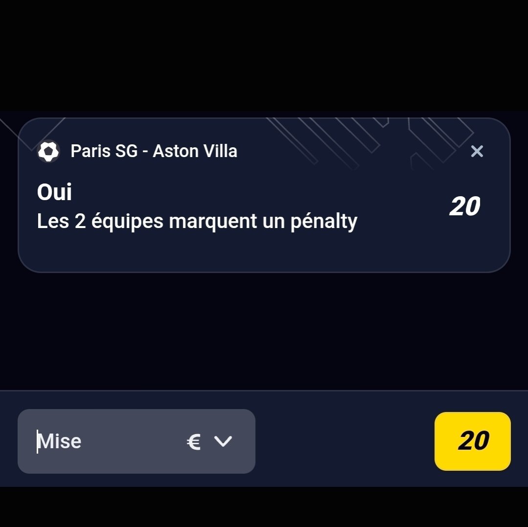 IssaNissa8's tweet photo. @Betclic #FeebetsBetclic
Issanissa85 https://t.co/uocbtWIAyZ