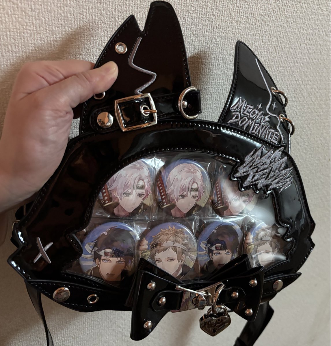 labradoruna's tweet photo. 新しい痛バ持ってった😄 https://t.co/zp6LErM65f
