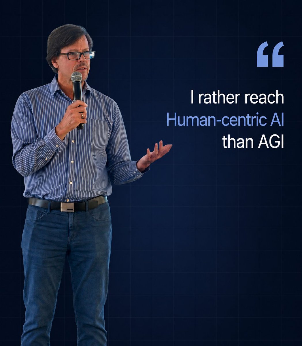 justaction's tweet photo. 🛑 AI is the most consequential technology in human history.

The Enterprise Transformation industry, the one paid to guide change has a tremendous responsibility. Are we prepared?

I'd rather help the world reach human-centric AI than race toward AGI.

I have a plan. More soon! https://t.co/BTbfgw0LDv
