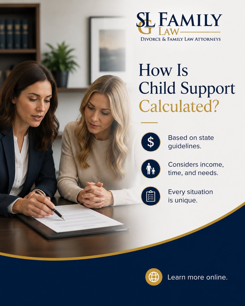 SLGFamilyLaw's tweet photo. Child support is based on several factors, and every family is different. Visit our website for more information about how child support is determined.
#ChildSupport #FamilyLaw #IllinoisLaw https://t.co/P1ON0AwJLP https://t.co/X6GqwDK33M