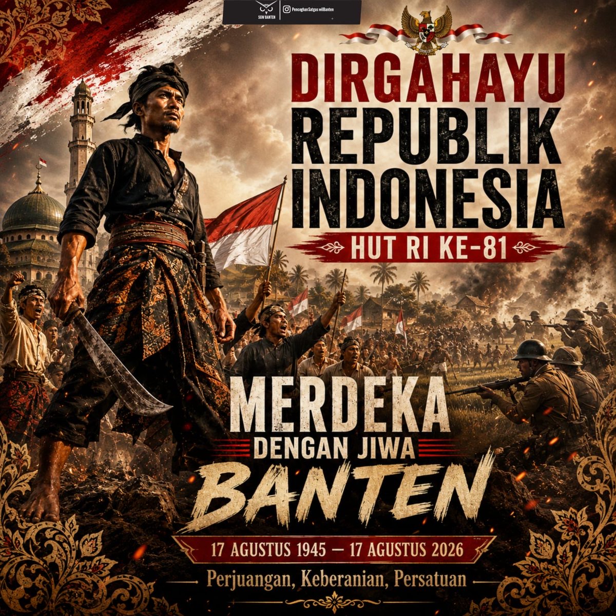 pendekardamai's tweet photo. #kritistanpamembenci #pancasila #bhinekatunggalika #tolakintoleransi #tolakradikalisme #merekabukankita #pbnu #muhammadiyah #indonesia #damai #viralvideos #viralpost #viral https://t.co/hUHyHgRRXf