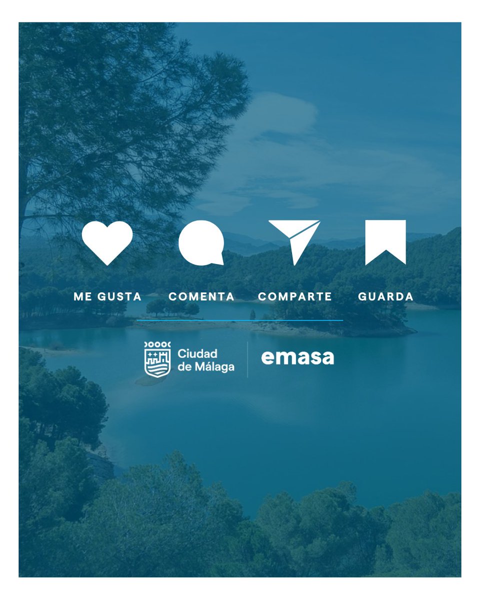 EMASAMalaga's tweet photo. Málaga ha reducido un 20% el consumo procedente de los embalses gracias al aprovechamiento de otros recursos.

#Emasa #Málaga #Agua https://t.co/QOVpAuVMbe