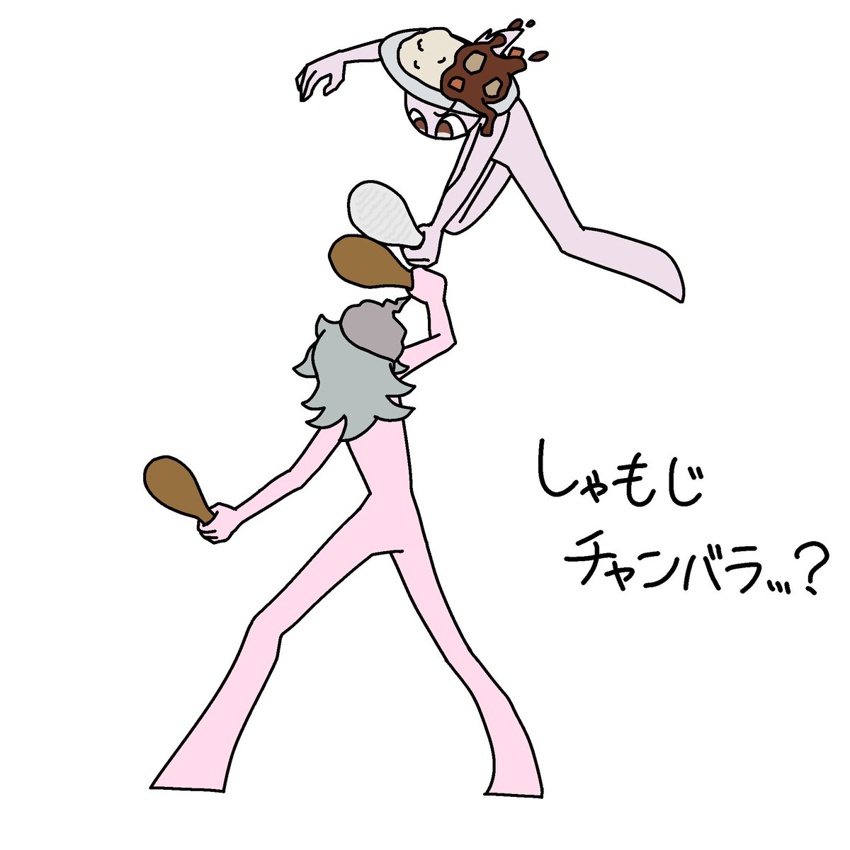 kznrvif2's tweet photo. ししゃもチャンバラがおもろかったので描いた😁
最初しゃもじと勘違いして描いちまったもんも一応置いとくわね😄 https://t.co/lwUW10NKe6