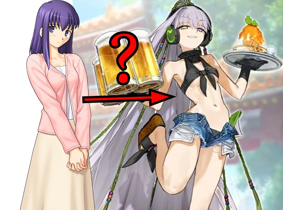 seraphu00's tweet photo. Imagine showing the absolute state of "Sakurafaces" to a TYPEMOON fan from 2007 who just received their copy of Fate/stay night for the PS2. 

That shit would hit like pint of Mountain Dew Baja Blast hitting the pancreas of a Medieval peasant, because what the fuck is this https://t.co/OxaDL5hWDb