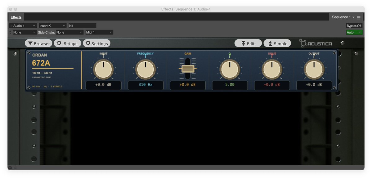 penguinlesson_'s tweet photo. だんだんスキンを作るのが上手になってきたかもしれない。AlexBのEQの中で一番好きなOrban 672aとRNDのテープマシン。前者は昔Orangeという名でAcusticaから出ていたらしいけど、僕がAcusticaを知る前の話。現時点ではNebulaしかないのかな？ https://t.co/ZerfgZDQYT