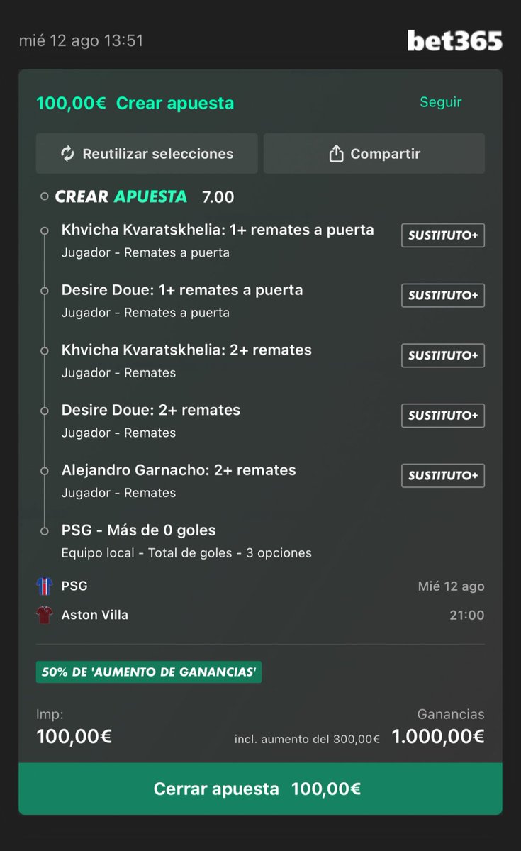 SHARKBETS00's tweet photo. Aumento cuota 10

Día de eclipse.
Se alinean los astros y nosotros hacemos historia, está escrito 👑

Si es ✅ daré 50€ a alguien que de ❤️ https://t.co/38xjjM8riy