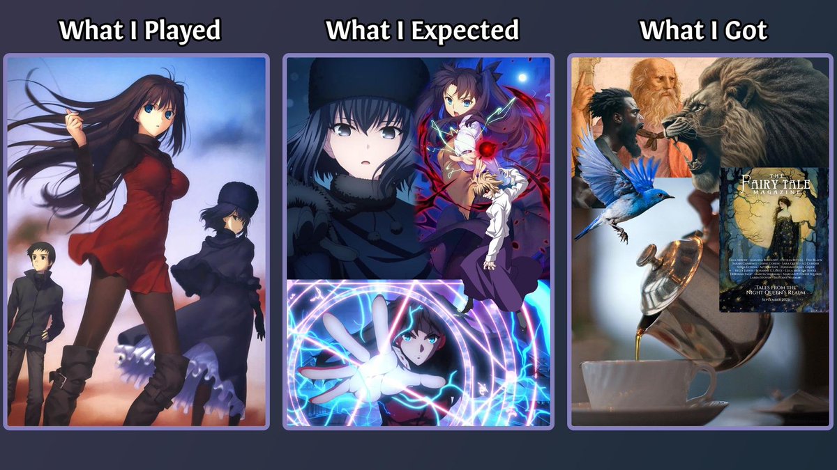 ScarletDream13's tweet photo. Estoy un poco harta de que comparen a Aoko con Rin hasta en los memes, cuando en todo caso Rin debería ser llamada una Aoko versión downgrade porque no es mejor que la original ni cagando. https://t.co/0g94v9WWMU