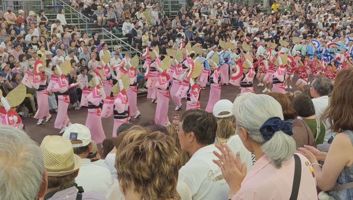 shirokuma_temp's tweet photo. 阿波踊りも良かった https://t.co/kol1JRxMZE