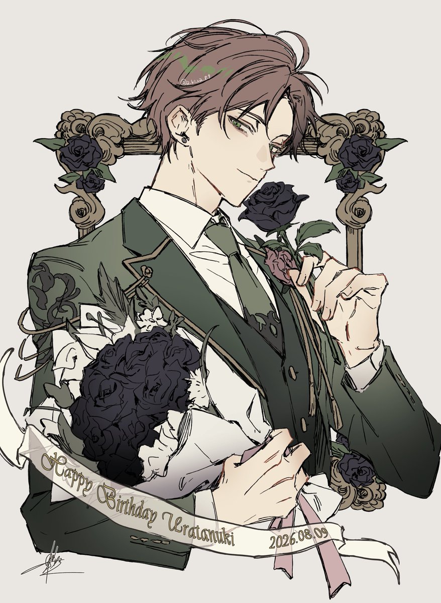 a_ki_ra_8_9's tweet photo. .

　𝐁𝐥𝐚𝐜𝐤 𝐑𝐨𝐬𝐞🖤🌹

#うらたぬき誕生祭2026
#うらたぬ王国の美術館 https://t.co/b6djGF2skh