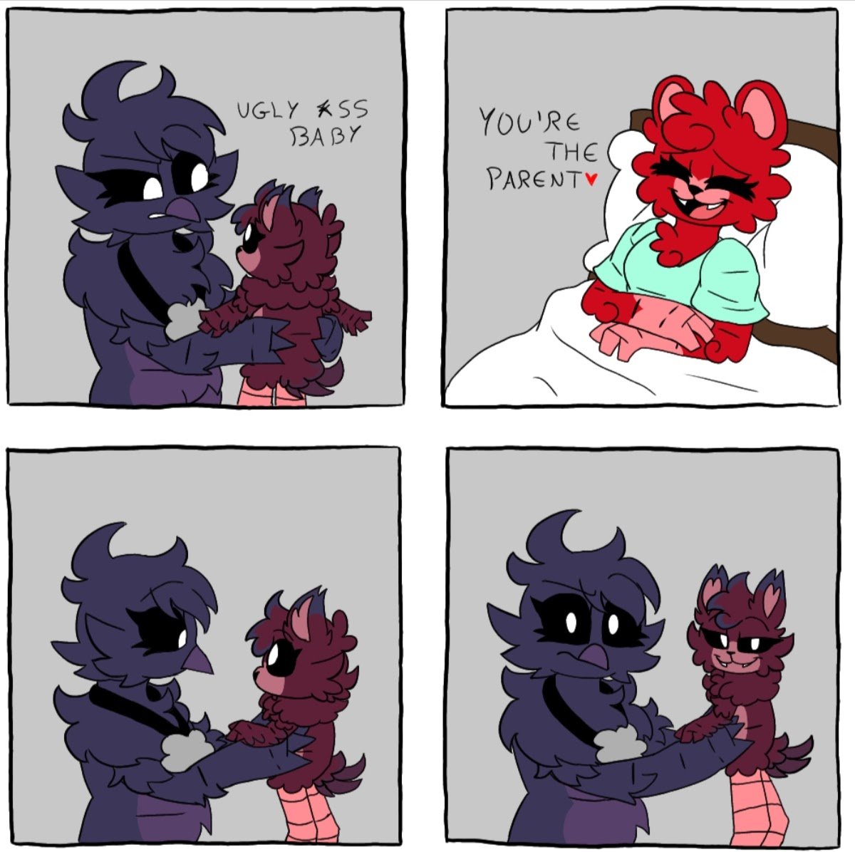 cakemilly_j's tweet photo. Well, it would happen sometime 
#smilingcritters #nightmarecritters #poe #bobbybearhug #darkromance #fanchild https://t.co/JjFnko1m2d