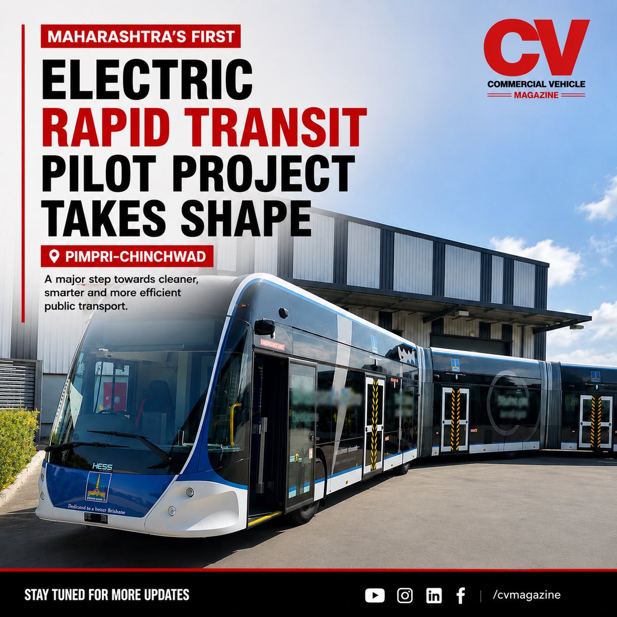 CVmagazine's tweet photo. The proposed E-RTS pilot in Pimpri-Chinchwad will connect Godown Chowk to Wakad Chowk along the Nashik Highway, covering key stretches including Kudalwadi, Auto Cluster, Kalewadi Phata and Jagtap Dairy.
#Maharashtra #ERTS #ElectricRapidTransit https://t.co/auDCgpwtxE