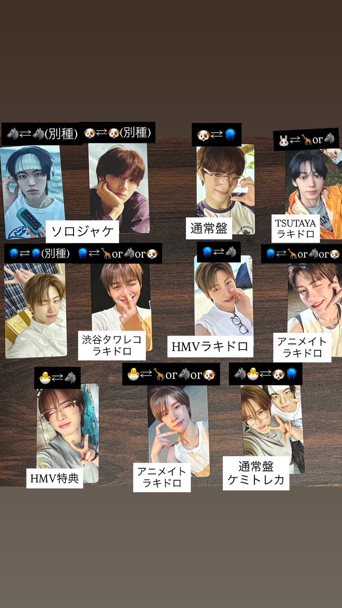 hn___le's tweet photo. TWS 交換 トレカ SODASODA 通常 ソロジャケ タワレコ hmv TSUTAYA アニメイト ラキドロ 店舗別特典

譲:画像 ドフン ヨンジェ ハンジン ジフン ギョンミン

求:画像(ドフン、シニュ、ヨンジェ)

9/9 オフイベ、9/12,13 ツアー会場 横浜 Kアリでの手渡し交換

条件の合う方リプor dmまでお願いします https://t.co/Acr1jtT40t