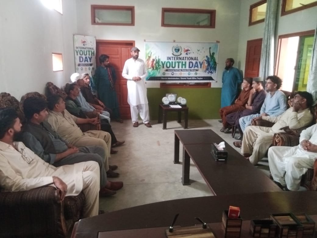 dyotorghar's tweet photo. District Youth Office Torghar organized an event to commemorate International Youth Day 2026.

The event focused on recognizing the important role of youth in the social, educational, and economic development of the district. 
@youthaffairsgov https://t.co/04sMF3I5CC