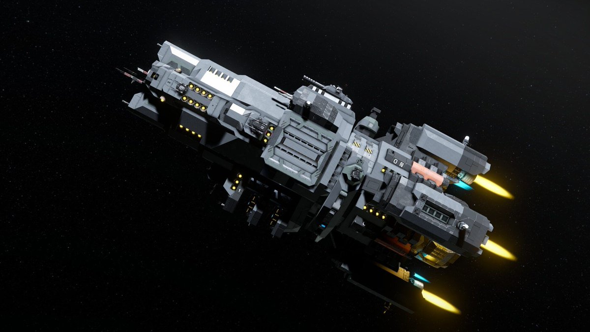 SpaceEngineersG's tweet photo. SDC Zapata Class Assault Frigate by Viper

➡️ https://t.co/SuUiCVt4da

The Zapata Class Frigate represents one of the most significant leaps in naval technology that the Systems Confederated Navy has seen. The Zapata class can deploy two fully independent marine contingents through a wide array of transportation methods.

#SpaceEngineers #SteamWorkshop #NeedToCreate