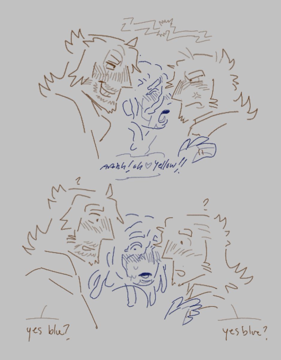 badEggrolls's tweet photo. sleep deprived doodle of 3some blellor im joys https://t.co/UOsghrAGgo