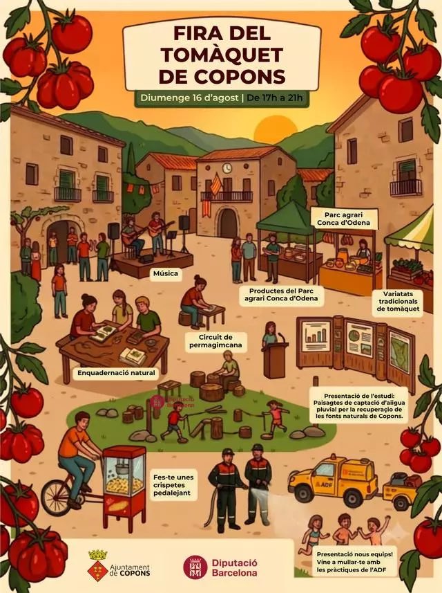 FiresCatalanes's tweet photo. Algunes idees per aquest cap de setmana!

🎨 Fira d’Artesans a Altafulla
🍴 Mostra Gastronòmica, Comercial i d’Artesans a Cabrils
🧀 FiraCarcolze a Castellnou de Carcolze
🐑 Fira de l’Ovella a Llavorsí
🍅 Fira del Tomàquet a Copons

Més fires i més info https://t.co/fCwPw6Keza https://t.co/s12OEFUGl7