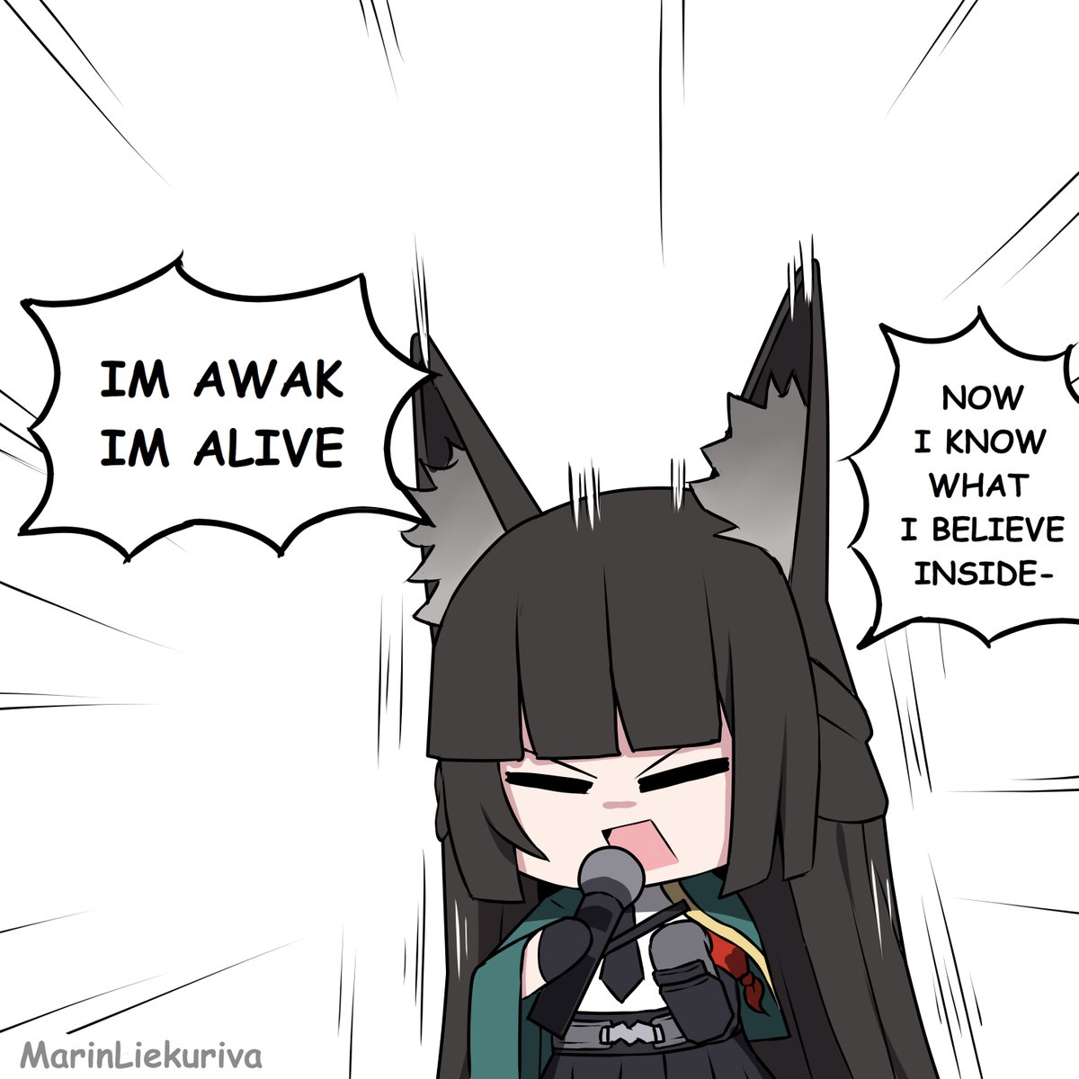MarinLiekuriva's tweet photo. me whenever my friend text me "i'm awake" https://t.co/fThxJK8xF2