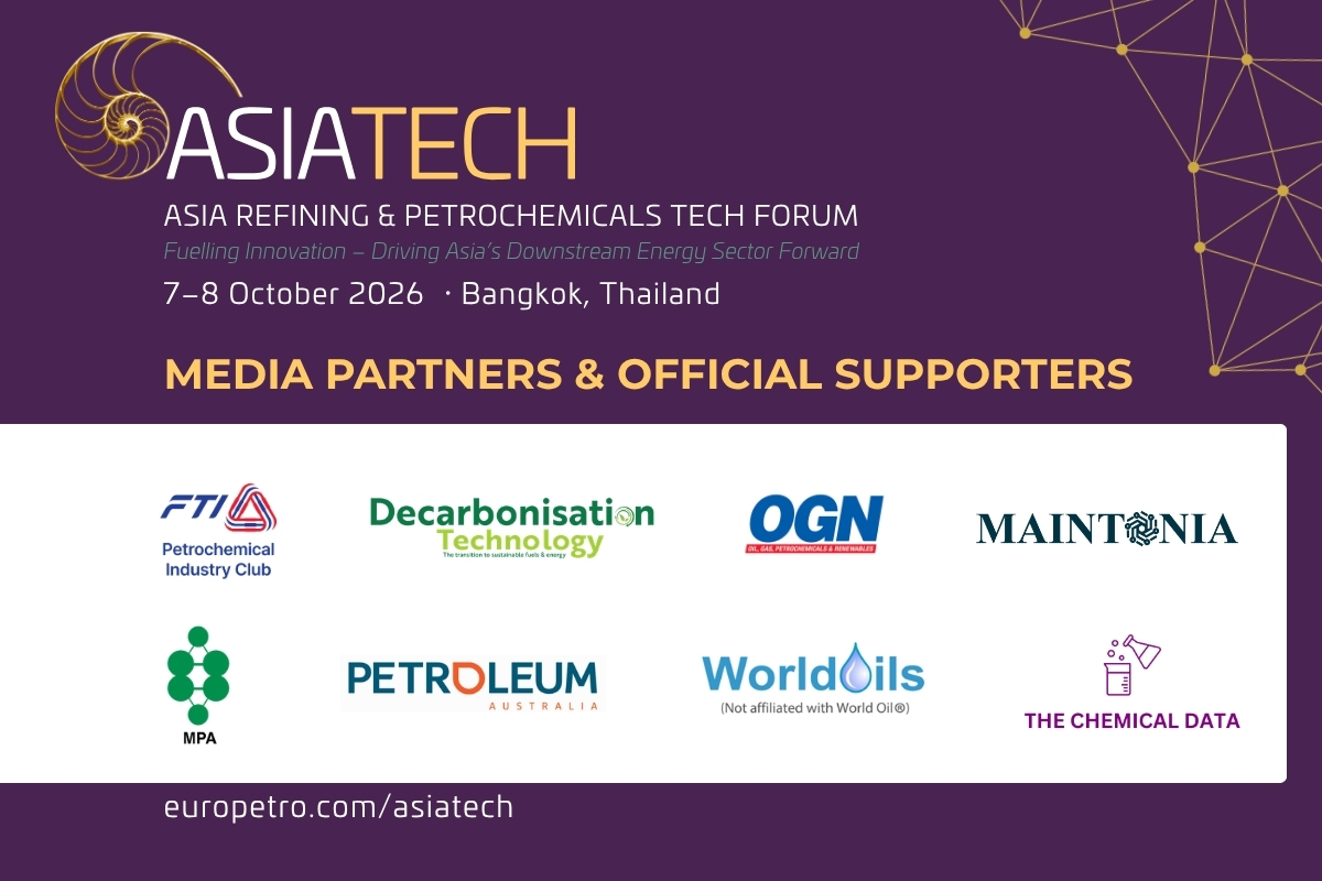 EuroPetro's tweet photo. 💜 A BIG THANK YOU TO OUR #AsiaTechForum 2026 supporters!

We’re proud to have the support of our valued Media Partners, Official Supporters &amp; Regional Supporters as we bring the 2026 edition to Bangkok! 🇹🇭

📅 7–8 October 2026 | Bangkok, Thailand
#Refining #Petrochemicals https://t.co/UyaK9HjN02