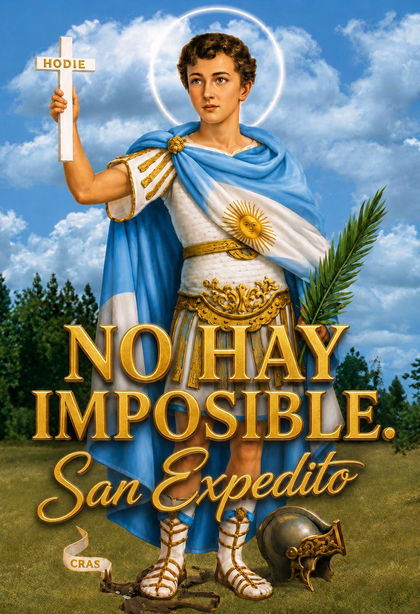 sanexpeditargen's tweet photo. NUNCA ME ABANDONAS, AUNQUE PAREZCA IMPOSIBLE.
Te amo mi San Expedito ❤️

Hoy, pedile ese imposible y urgente que tanto necesitas.
En vos confiamos Santito ❤️🇦🇷🙏
Gracias gracias gracias
#SanExpedito #Ayuda #Milagroso #Gracias https://t.co/8HXCZ0XdXw