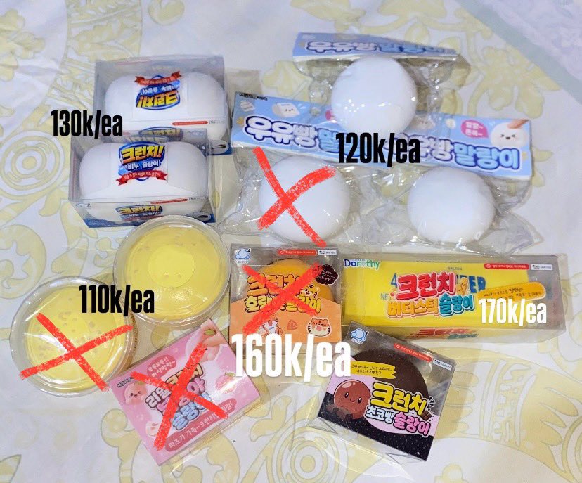 Chillyourvibess's tweet photo. WTS // sell squishy korea
taba foam &amp; crunchy squishy

📌 detail price on pict
dom jakarta https://t.co/PAee4fT0f4