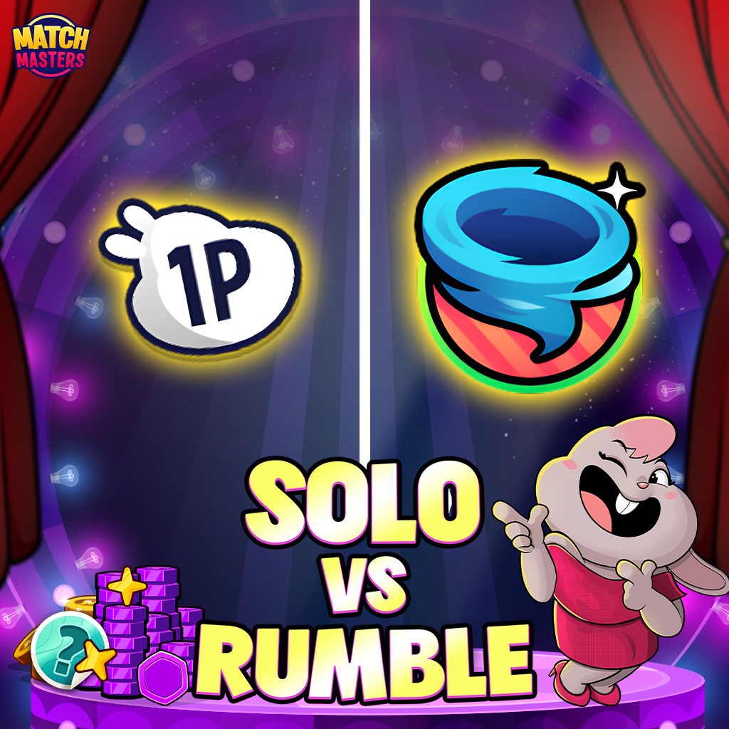 match_masters's tweet photo. Would you rather beat your best or beat the rest? 🎯
Solo vs Rumble...🤝
Tell us below! 👇
→ https://t.co/23SIuTbMO1 https://t.co/L1VsgQzmeZ