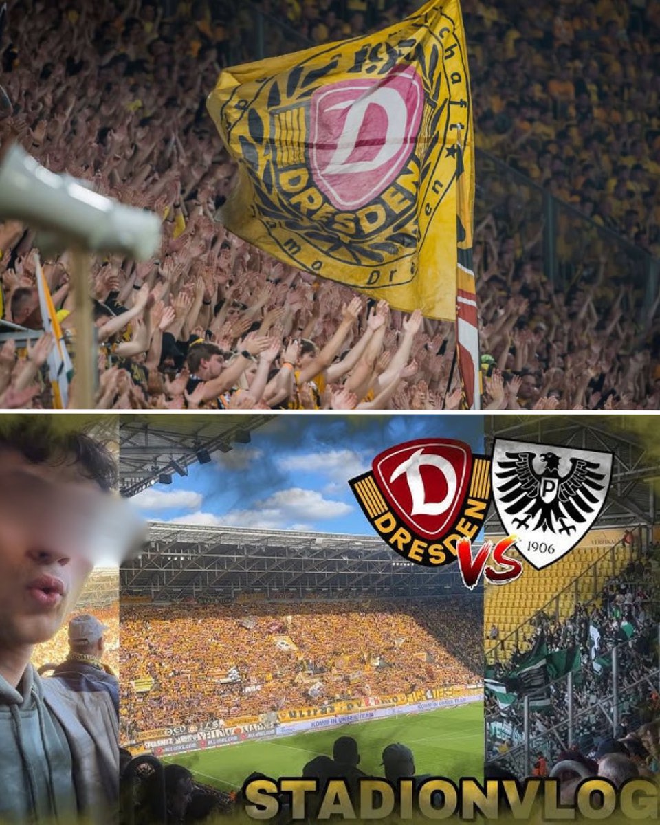 ultras_clips's tweet photo. 🚨🇩🇪 Dynamo Dresden has become the first club in Germany to introduce a ban on influencers and vloggers creating content in the stadium. 📵🏟️

People caught recording like this are to be immediately escorted off the premises. 

🗣️ Dynamo Dresden claims that fans should focus more on the events on the pitch rather than on their phones. 

Good direction? 🤔