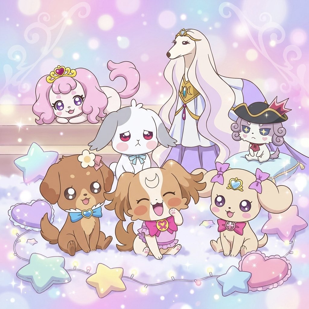 FusaPandora's tweet photo. さてそろそろプリキュアで一番かわいい犬を決めようか https://t.co/Tr0jL9N5hJ