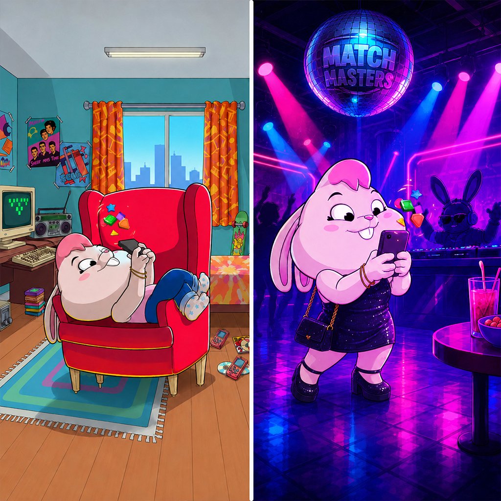 match_masters's tweet photo. Couch? 🎮
Club? 🪩
Match Masters? Obviously.

Happy Friday! Where are you playing? Tell us below! https://t.co/qqkSucqNMx