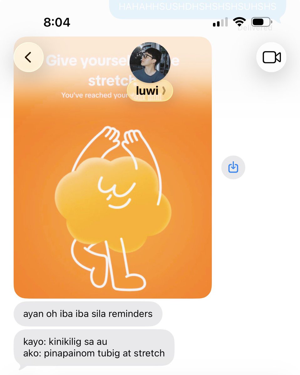 outrojmi's tweet photo. ANG TAWA KO PUTANGINAHWHHADUHAHSHSHDHSH inang daily limit yan oh ‘di tuloy siya makachismis 😭😭😭 https://t.co/RrcXr8sHXQ