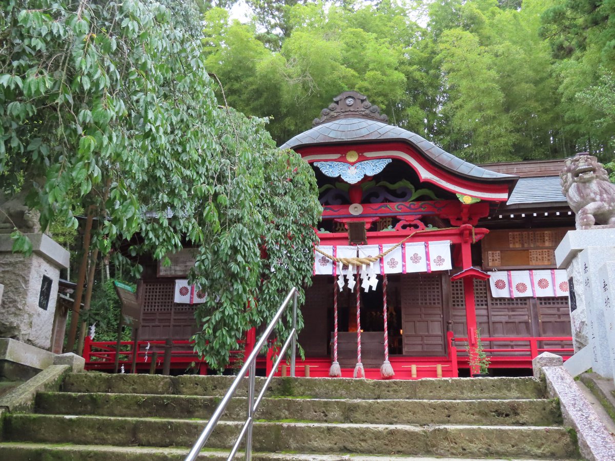 hideki27fc5's tweet photo. 小川郷諏訪神社（いわき市）

元亨2(1322)年に小川宗義による創建。
社務所で御朱印いただく。 https://t.co/fuRpIRvm2T