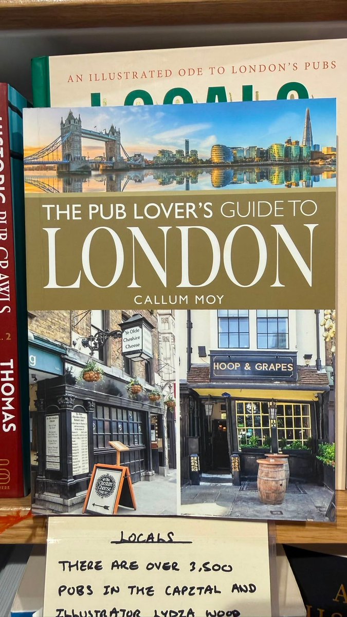 WhiteOwlBooks's tweet photo. #BooksInTheWild 👀 The Pub Lover's Guide to London has been spotted in @HatchStPancras 📚 https://t.co/dcVC1q7PkN