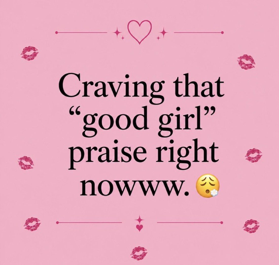 NicholeeXoX's tweet photo. https://t.co/Gn6LZkYXo6
Good girl energy loading… 💕
Who’s gonna spoil me with that praise rn? 🥺✨ https://t.co/QcsnEjH0me
