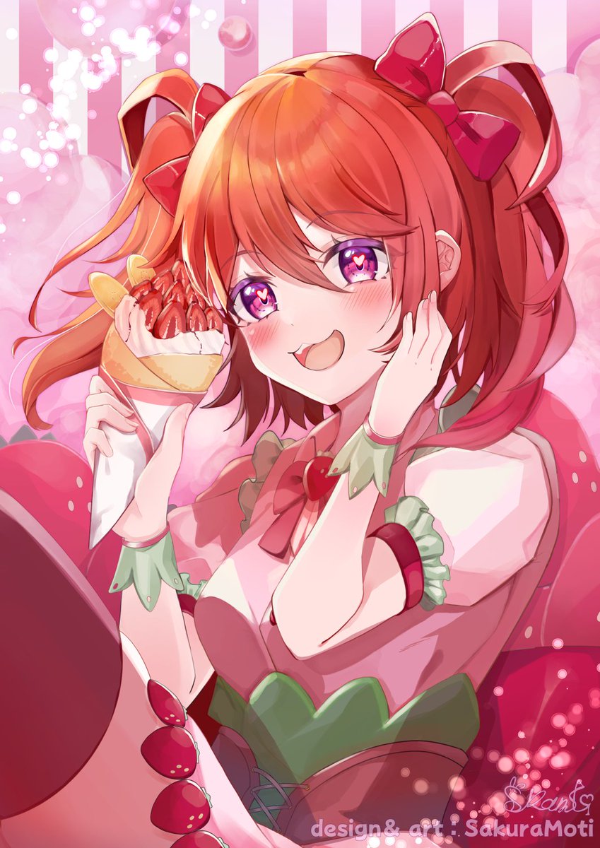 MotiAzu_Sakura's tweet photo. これからもじゃんじゃんイラスト投稿します✨
#一次創作祭り夏の陣2026 https://t.co/VRZIeOdmmH