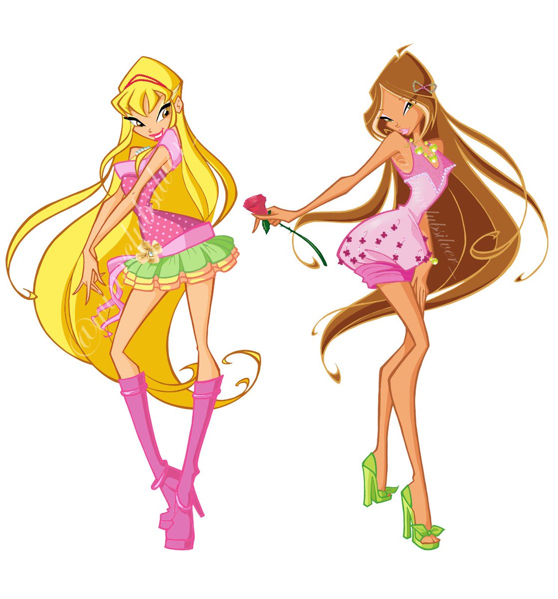 winxclubsilver's tweet photo. i accidentally drew a very yuri scene https://t.co/NdBoxRJPus