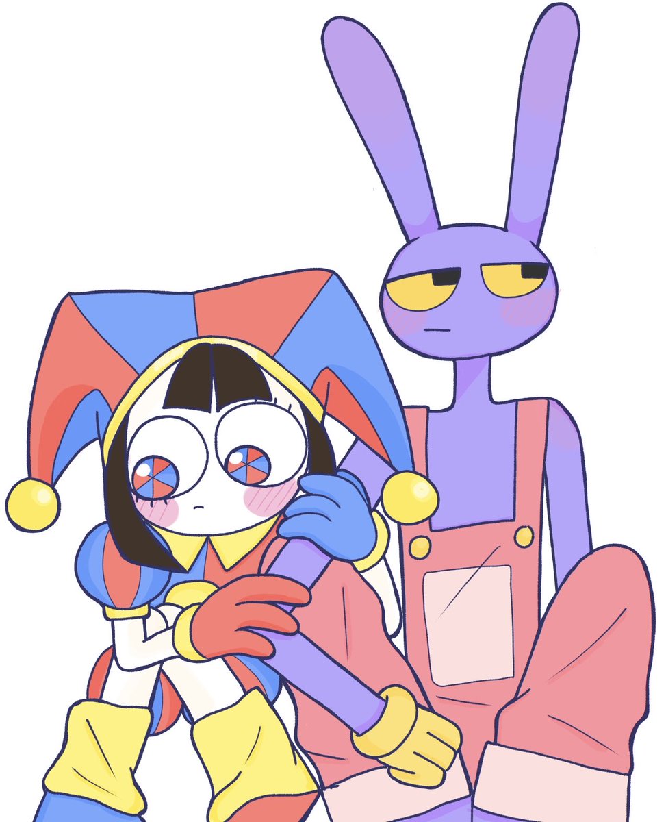 sakuramochi__s2's tweet photo. #funnybunny  #jaxxpomni https://t.co/rPNJaU637D