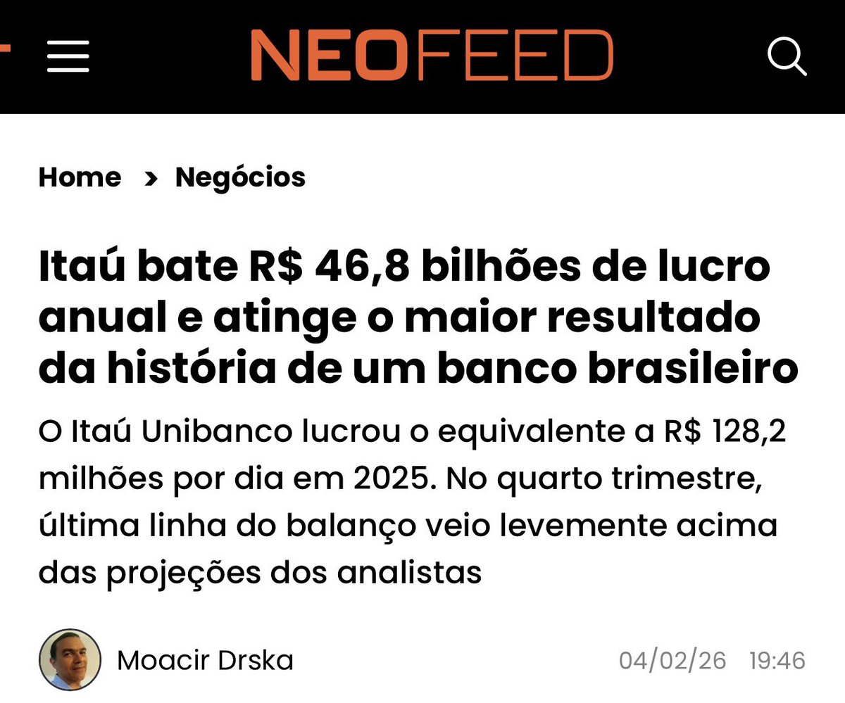 CarlosBolsonaro's tweet photo. Os bancos estão em festa, como em toda gestão lula e de seus aliados. 
Vão sugar tudo do Brasil ate não sobrar mais sobrar mais nada! E tem gente achando que existirá 2030 para se colocar como a oposição autorizada! https://t.co/c88RrNs8hI