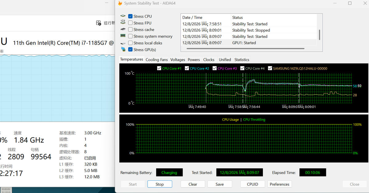 sparta_en's tweet photo. 给5年前买的surface laptop换了PTM7950 单烤FPU压到<70℃ 双烤压到~60℃ 可以继续陪我出差了 赞美Honeywell😋
（换前降频到<0.5ghz都是家常便饭 硅脂都成水泥块了） https://t.co/Ujx6dJsMcw