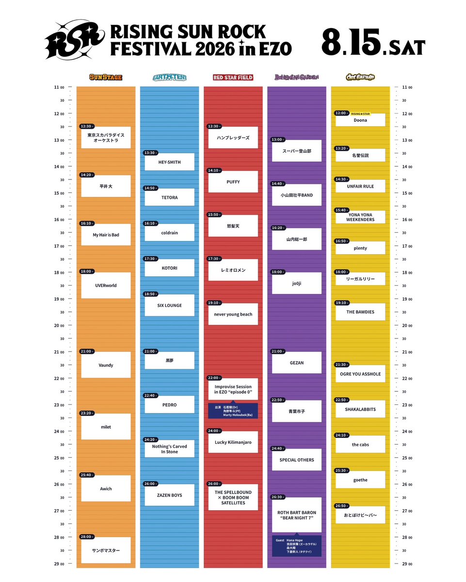 goethe_band's tweet photo. 【まもなく開催】

#RSR26 に出演します。

8月14 -15日
北海道・石狩湾新港樽川ふ頭横野外特設ステージ

『 𝐑𝐈𝐒𝐈𝐍𝐆 𝐒𝐔𝐍 𝐑𝐎𝐂𝐊 𝐅𝐄𝐒𝐓𝐈𝐕𝐀𝐋 𝟐𝟎𝟐𝟔 』
@rsrfes_official

／

goetheは
8月15日(土) 25:30〜
def garageに出演します。

＼

新作アイテムの販売もスタート

< グッズ販売 >
8/14,15(両日販売)
10:00〜20:00予定

https://t.co/3b9d7HmVxV

#goethe_band