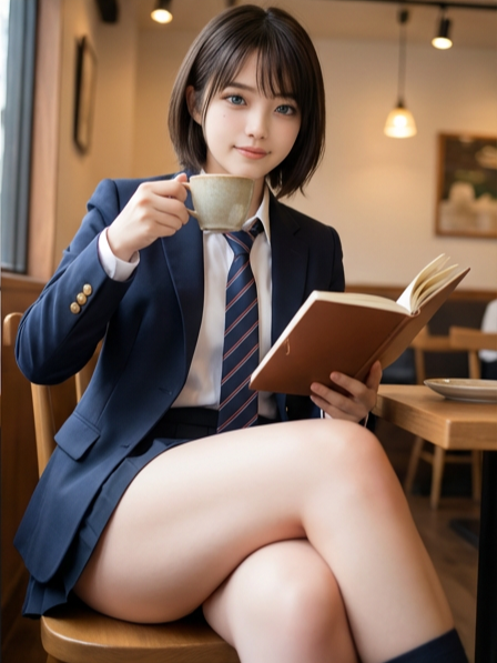 Yurilunax_Sub's tweet photo. 体育館でぼーっと過ごしたあとは寄り道☕
あったかい飲み物と本があれば幸せかも📖
放課後はゆっくり派です🫧

#放課後ゆりあ https://t.co/EkJPF8Br4M