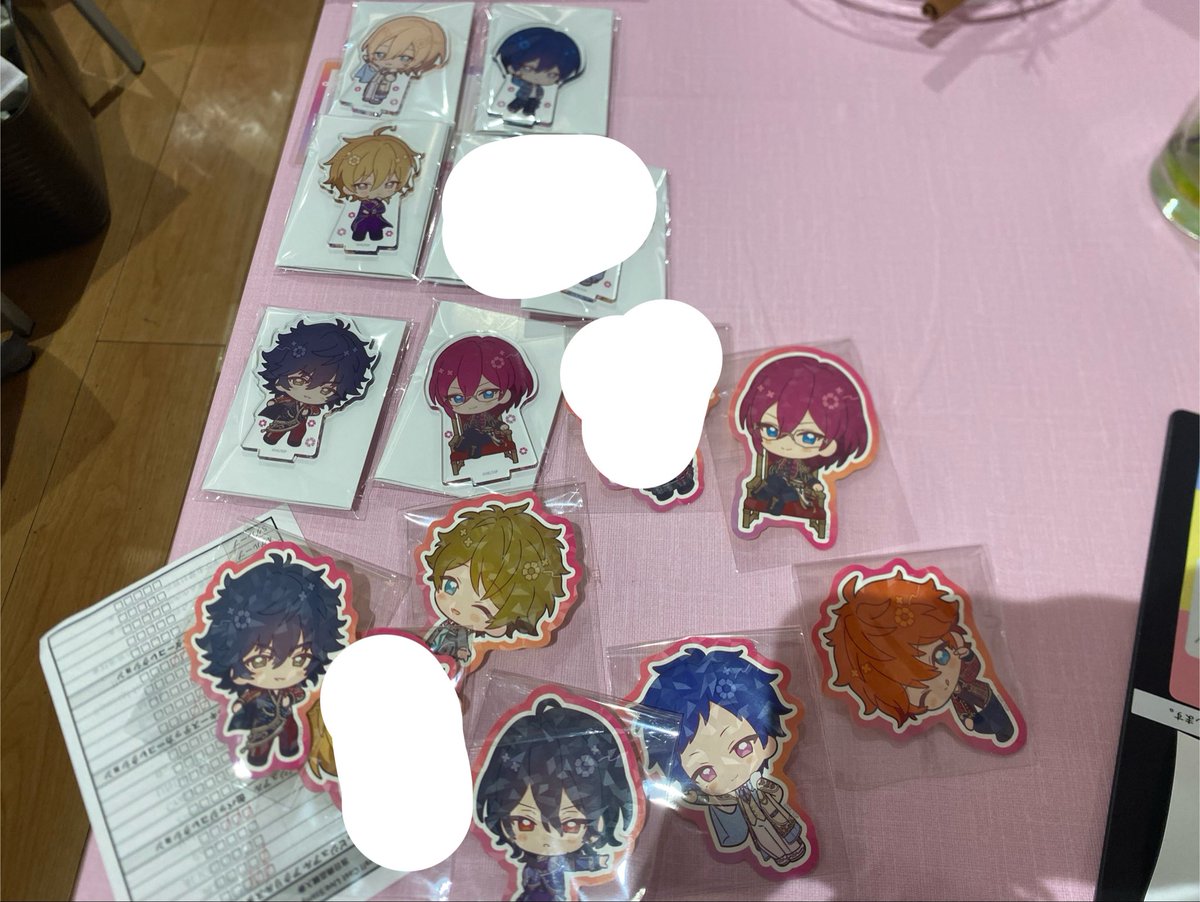 omxf7m's tweet photo. 【交換】あんスタ アニカフェ ステッカー アクスタ

譲→アクスタ 英智 北斗 薫 陣 茨
ステッカー 陣 翠 零 茨 弓弦 スバル

求→桃李 紅郎 HiMERU1 ニキ なずな 

郵送or手渡し 
21-25日 10:00-14:00 池袋
26,27日 梅田 心斎橋（時間相談） https://t.co/phzaojEDPI
