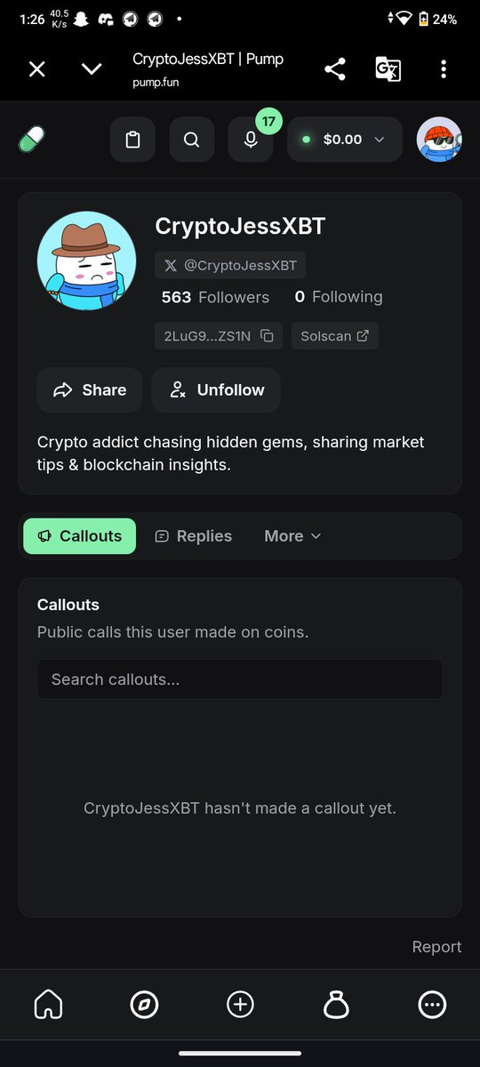 carllositoo's tweet photo. @CryptoJessXBT I've been following you for a while 

BM9e66nsVow9uQLXS3TBLf68fvWvV1uK4s7TFrYJCxqE https://t.co/wmP866esK9