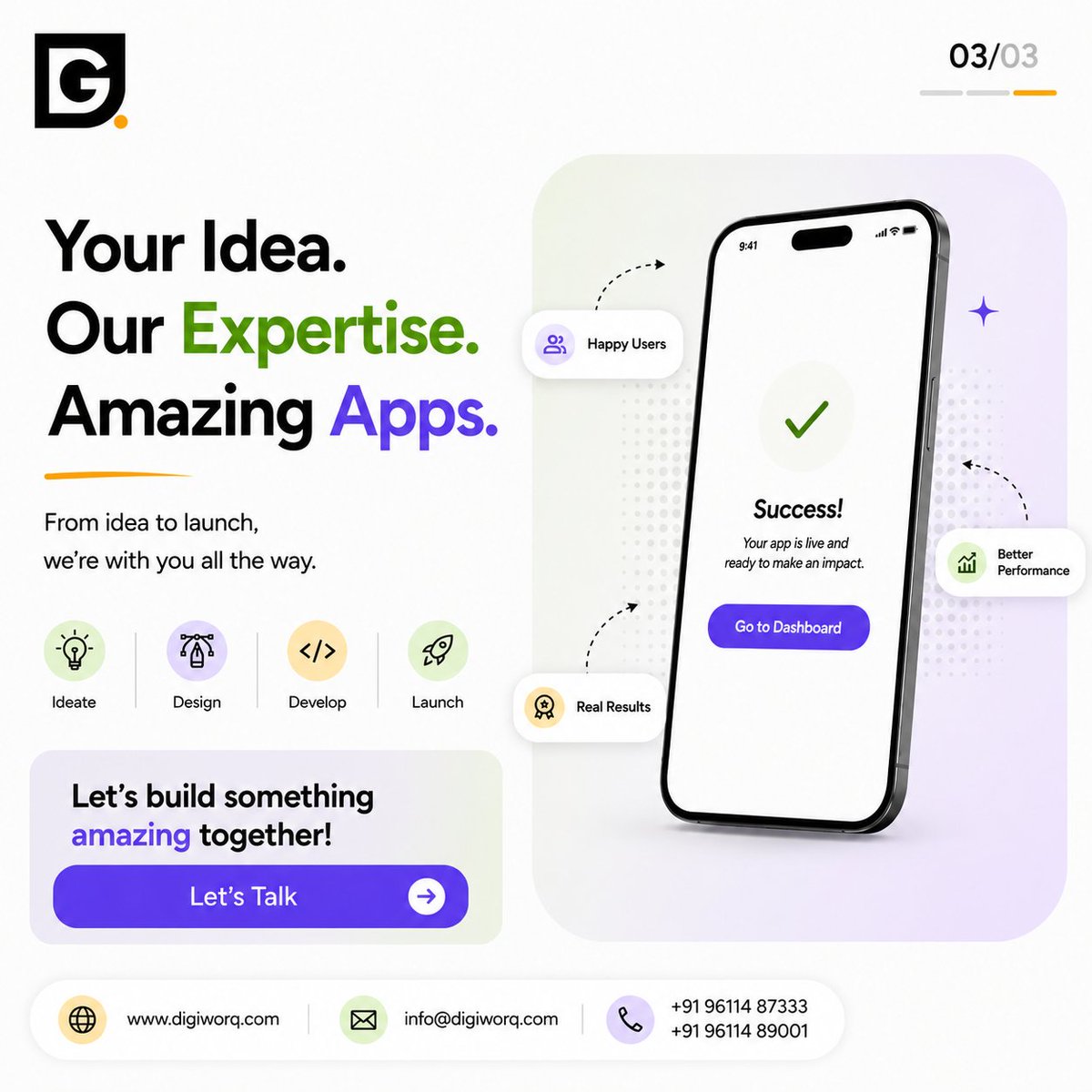 digiworqsol's tweet photo. Have an App Idea? Letβs Turn It Into Reality!
From idea to launch, Digiworq builds high-performance Android & iOS apps that are smart, scalable, secure, and designed for real users.
#Digiworq #AppDevelopment #MobileAppDevelopment #AndroidAppDevelopment #iOSAppDevelopment https://t.co/UPuuX0R0Ov