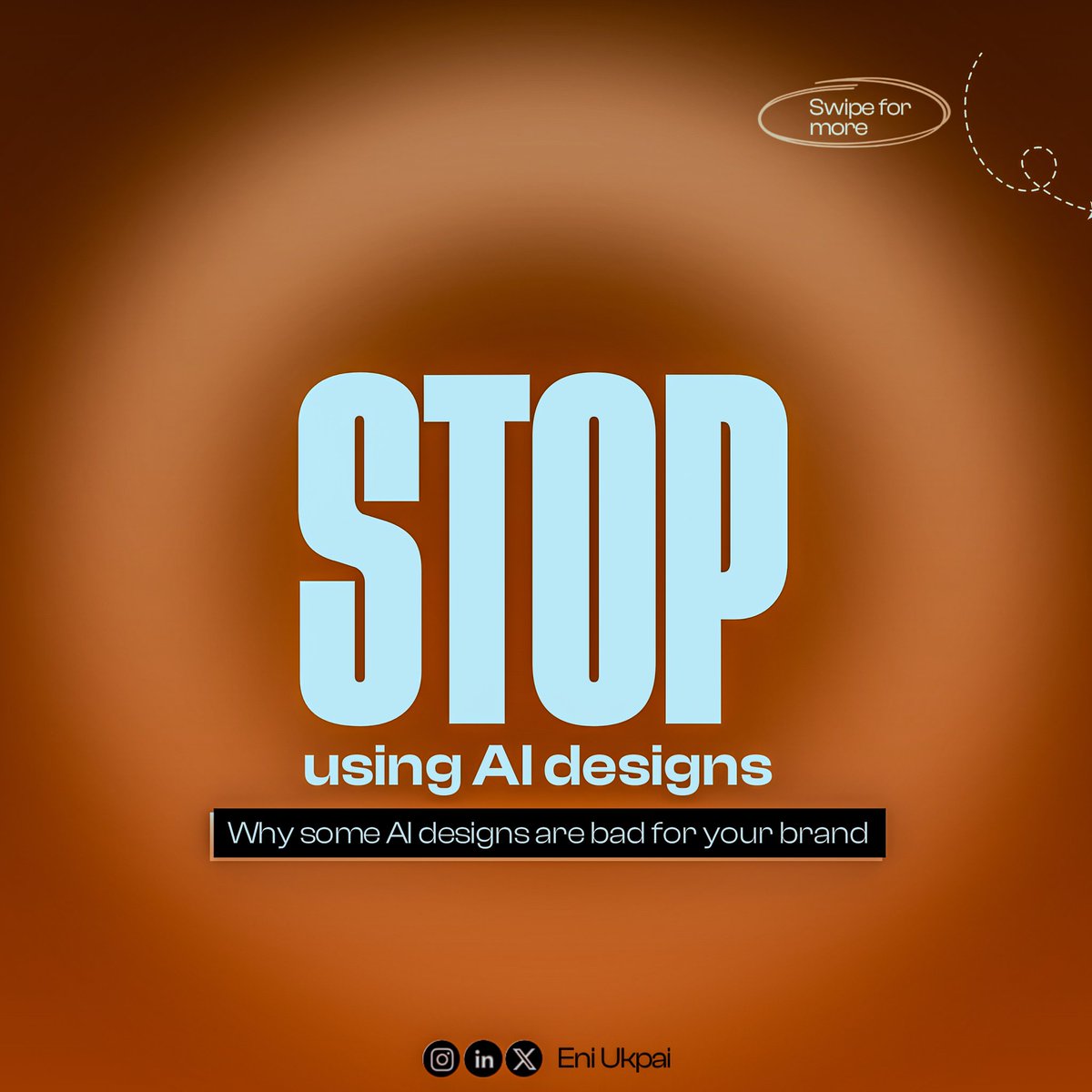 _eni_Ukpai_'s tweet photo. AI isn't the problem. A weak grasp of design principles is.

Lately I keep seeing people lean on AI and ship flyers that just don't work — and honestly, bad design still pricks my heart every time.

Swipe to see what's actually going wrong 👇

#graphicdesign https://t.co/2m1AFjS05Z