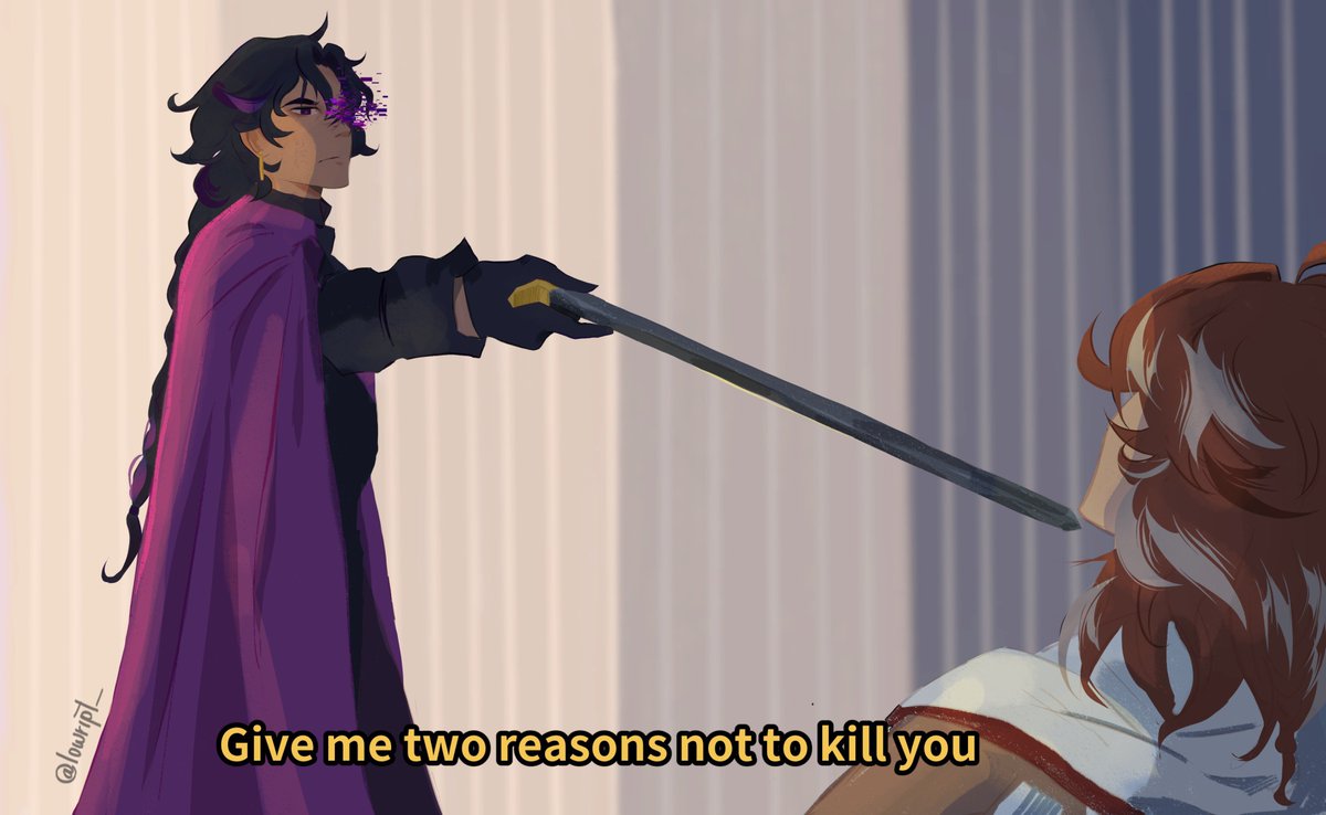 lowript_'s tweet photo. Didn't see that coming, actually 🥀

#assassinduo #ashwron https://t.co/QKZfWnQxZv
