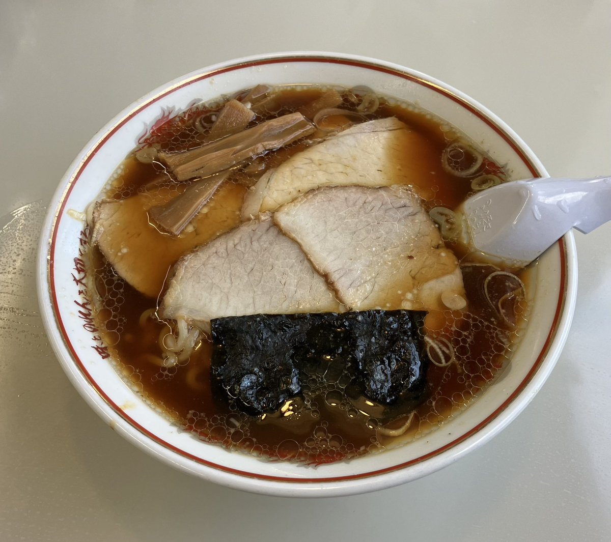 yamasadeth's tweet photo. 今日のラーメン

吾作 秋田広面店
しょうゆラーメン 850円

 #吾作秋田広面店 
 #ラーメン 
 #ラーメン大好き 
 #ラーメン県外遠征 
 #ラーメン秋田県 https://t.co/i09441PB24