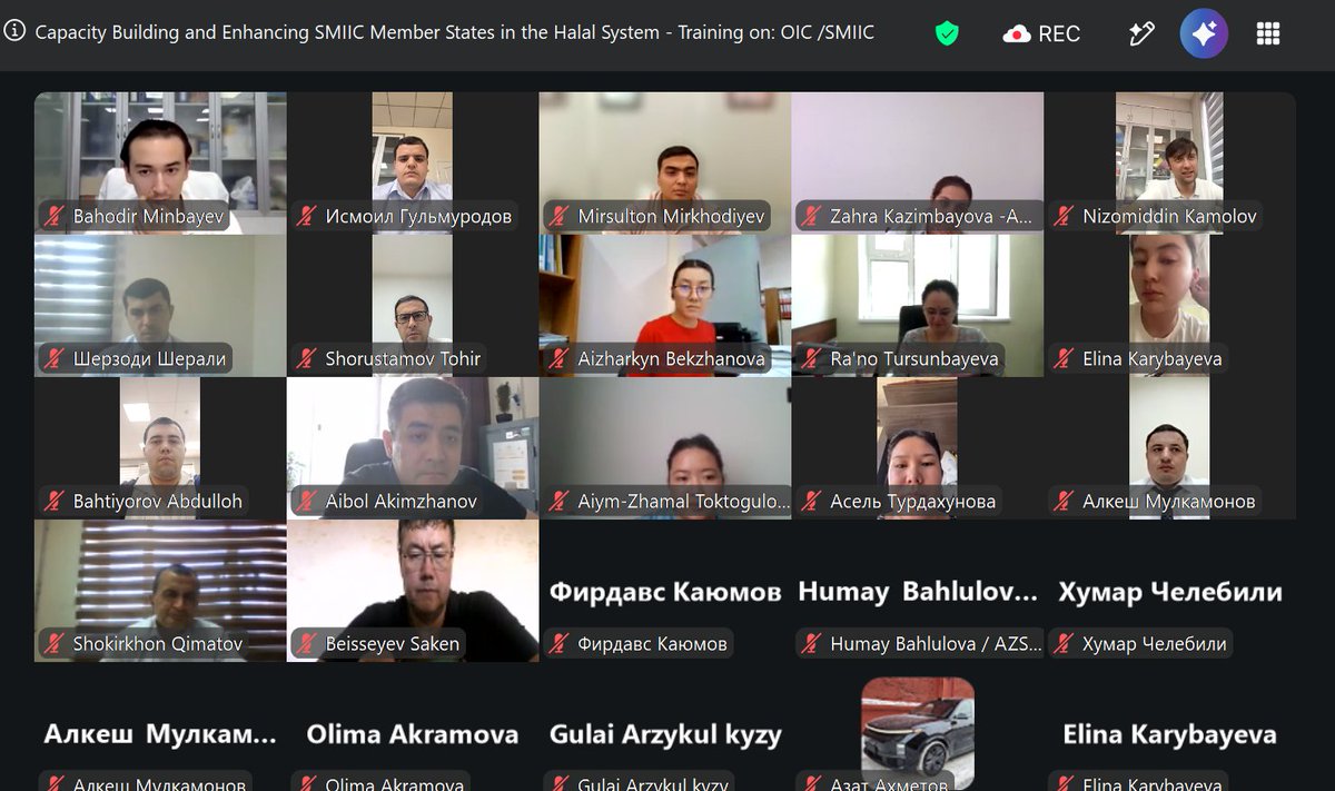 SMIICGS's tweet photo. SMIIC conducted the Foundation Training on OIC/SMIIC 1:2019 Halal Auditor on 10–12 August 2026 in Russian, supporting Halal auditing capacity and quality infrastructure across Central Asian Member States. #SMIIC #Halal https://t.co/S6oKX1HIc5